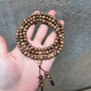 Chuỗi trầm Banh Indonesia 108 hạt 6li tự nhiên