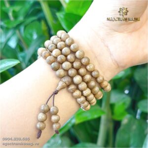 Chuỗi trầm banh Campuchia 7 li 108 hạt tự nhiên