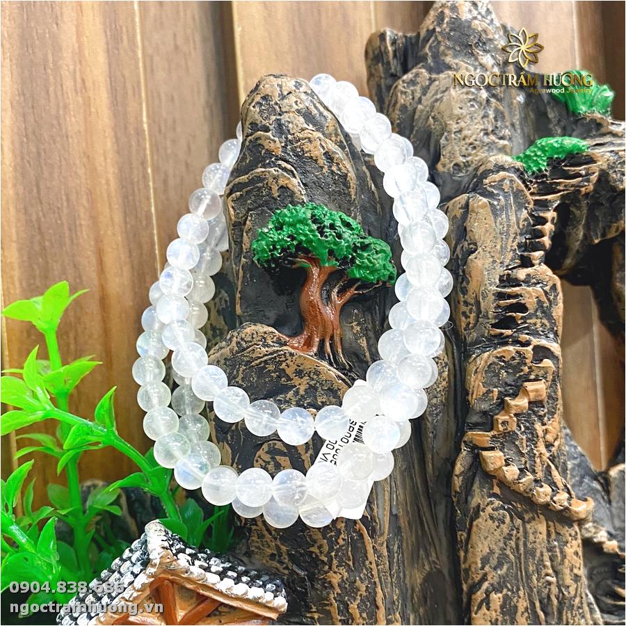 Chuỗi đá mặt trăng 6 li tự nhiên (2)