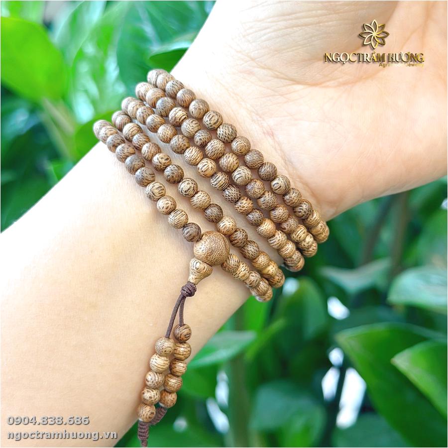 Chuỗi trầm A Lưới 4 li 216 hạt Chuỗi trầm A Lưới 4 li 216 hạt