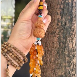 Khánh treo xe gỗ hồ lô hút tài lộc phong thủy – Tịnh Agarwood