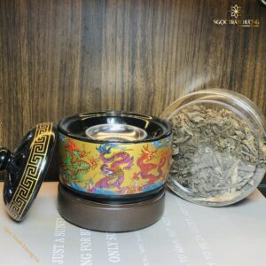 Lư xông điện trầm hương hình rồng đẹp – Tịnh Agarwood