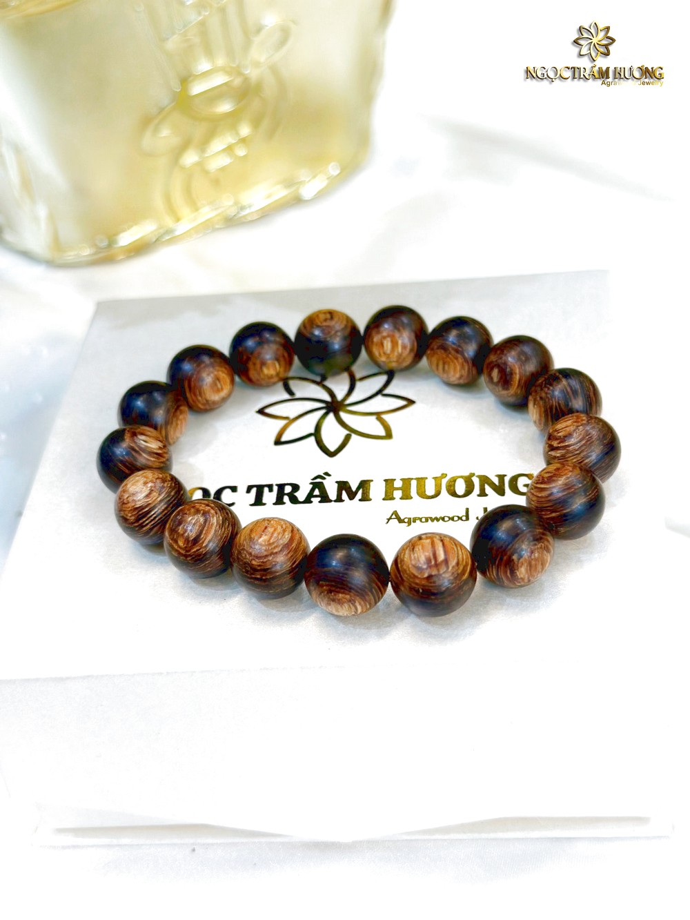 Ảnh: Vòng trầm sánh tròn 12li Ảnh: Vòng trầm sánh tròn 12li