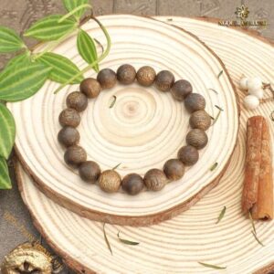 Vòng trầm banh Indo 10 li tự nhiên – Tịnh Agarwood