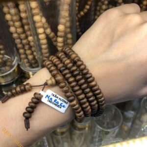 Chuỗi trầm hương Marake hạt nút 4 vòng – Trầm tự nhiên – Tịnh Agarwood