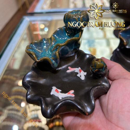 Thác khói trầm hương từ gốm Bát tràng 5 – Tịnh Agarwood