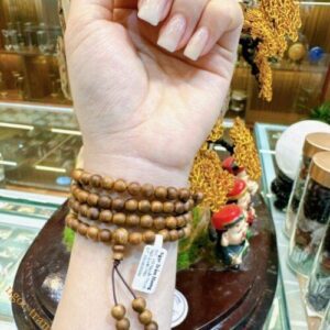 Chuỗi trầm tốc Indo 6li 108 hạt tự nhiên – Tịnh Agarwood