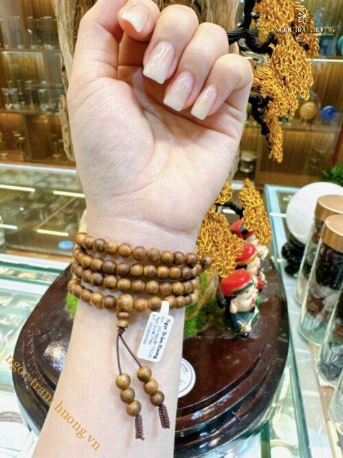 Chuỗi trầm tốc Indo 6li 108 hạt tự nhiên – Tịnh Agarwood