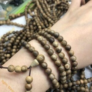 Chuỗi trầm hương Lào tự nhiên 7li 108 hạt – Tịnh Agarwood